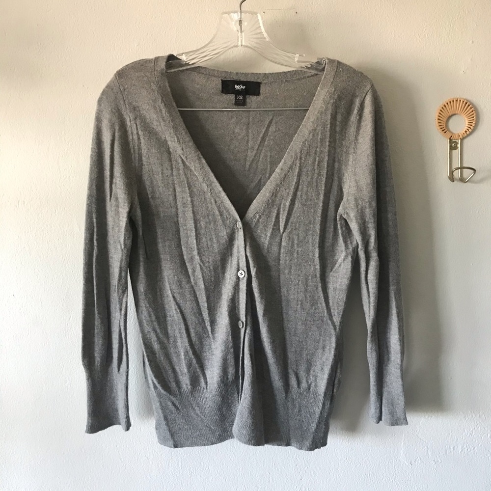 Super soft grey cardigan